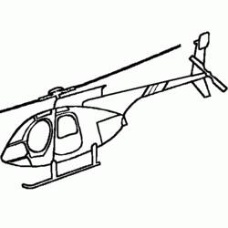 Dibujo para colorear: Helicopter (Transporte) #136067 - Dibujos para Colorear e Imprimir Gratis