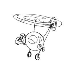 Dibujo para colorear: Helicopter (Transporte) #136068 - Dibujos para Colorear e Imprimir Gratis