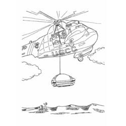 Dibujo para colorear: Helicopter (Transporte) #136069 - Dibujos para Colorear e Imprimir Gratis