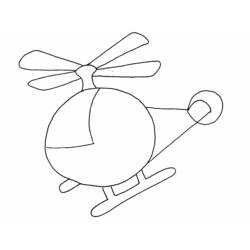 Dibujo para colorear: Helicopter (Transporte) #136073 - Dibujos para Colorear e Imprimir Gratis