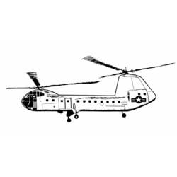 Dibujo para colorear: Helicopter (Transporte) #136074 - Dibujos para Colorear e Imprimir Gratis
