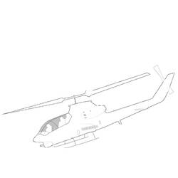 Dibujo para colorear: Helicopter (Transporte) #136077 - Dibujos para Colorear e Imprimir Gratis