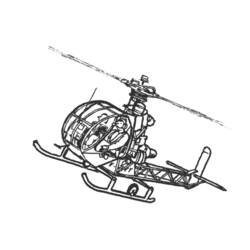 Dibujo para colorear: Helicopter (Transporte) #136093 - Dibujos para Colorear e Imprimir Gratis