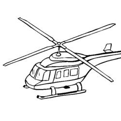 Dibujo para colorear: Helicopter (Transporte) #136098 - Dibujos para Colorear e Imprimir Gratis
