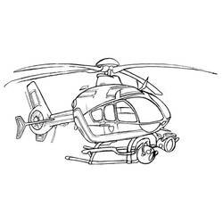 Dibujo para colorear: Helicopter (Transporte) #136110 - Dibujos para Colorear e Imprimir Gratis