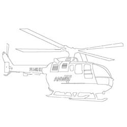 Dibujo para colorear: Helicopter (Transporte) #136111 - Dibujos para Colorear e Imprimir Gratis
