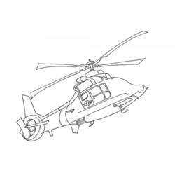 Dibujo para colorear: Helicopter (Transporte) #136114 - Dibujos para Colorear e Imprimir Gratis