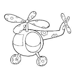 Dibujo para colorear: Helicopter (Transporte) #136122 - Dibujos para Colorear e Imprimir Gratis