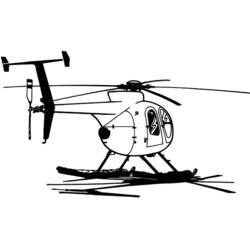 Dibujo para colorear: Helicopter (Transporte) #136139 - Dibujos para Colorear e Imprimir Gratis