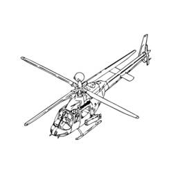 Dibujo para colorear: Helicopter (Transporte) #136145 - Dibujos para Colorear e Imprimir Gratis