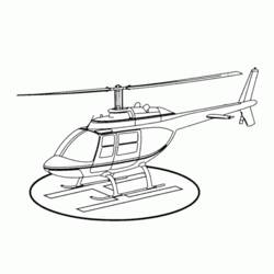 Dibujo para colorear: Helicopter (Transporte) #136146 - Dibujos para Colorear e Imprimir Gratis