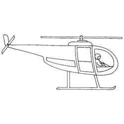 Dibujo para colorear: Helicopter (Transporte) #136168 - Dibujos para Colorear e Imprimir Gratis