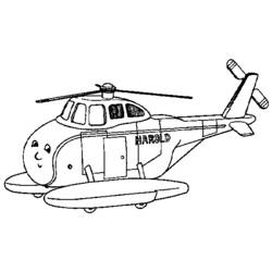 Dibujo para colorear: Helicopter (Transporte) #136187 - Dibujos para Colorear e Imprimir Gratis
