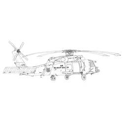Dibujo para colorear: Helicopter (Transporte) #136193 - Dibujos para colorear