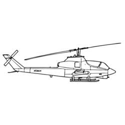 Dibujo para colorear: Helicopter (Transporte) #136200 - Dibujos para Colorear e Imprimir Gratis