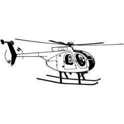 Dibujo para colorear: Helicóptero (Transporte) #136047 - Dibujos para Colorear e Imprimir Gratis