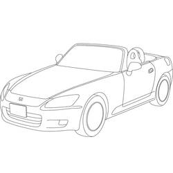 Dibujo para colorear: Honda (Transporte) #204958 - Dibujos para Colorear e Imprimir Gratis