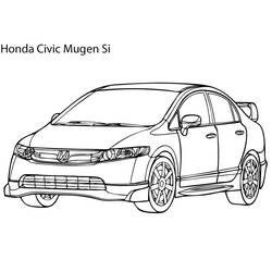 Dibujo para colorear: Honda (Transporte) #204961 - Dibujos para Colorear e Imprimir Gratis
