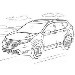 Dibujo para colorear: Honda (Transporte) #204964 - Dibujos para Colorear e Imprimir Gratis