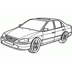 Dibujo para colorear: Honda (Transporte) #204970 - Dibujos para Colorear e Imprimir Gratis