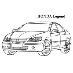 Dibujo para colorear: Honda (Transporte) #204981 - Dibujos para Colorear e Imprimir Gratis