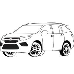 Dibujo para colorear: Honda (Transporte) #204984 - Dibujos para Colorear e Imprimir Gratis