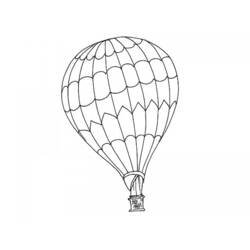 Dibujo para colorear: Hot air balloon (Transporte) #134625 - Dibujos para Colorear e Imprimir Gratis