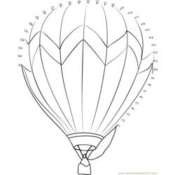 Dibujo para colorear: Hot air balloon (Transporte) #134687 - Dibujos para colorear