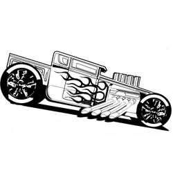 Dibujo para colorear: Hot wheels (Transporte) #145839 - Dibujos para colorear