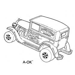 Dibujo para colorear: Hot wheels (Transporte) #145875 - Dibujos para colorear