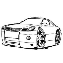 Dibujo para colorear: Hot wheels (Transporte) #145890 - Dibujos para colorear