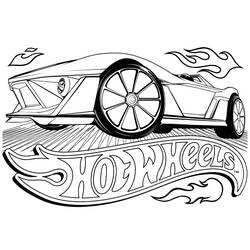 Dibujo para colorear: Hot wheels (Transporte) #145891 - Dibujos para colorear