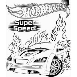 Dibujo para colorear: Hot Wheels (Transporte) #174759 - Dibujos para Colorear e Imprimir Gratis