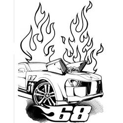 Dibujo para colorear: Hot Wheels (Transporte) #174762 - Dibujos para Colorear e Imprimir Gratis