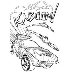 Dibujo para colorear: Hot Wheels (Transporte) #174766 - Dibujos para Colorear e Imprimir Gratis