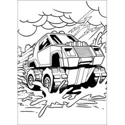 Dibujo para colorear: Hot Wheels (Transporte) #174780 - Dibujos para Colorear e Imprimir Gratis