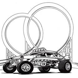 Dibujo para colorear: Hot Wheels (Transporte) #218450 - Dibujos para Colorear e Imprimir Gratis