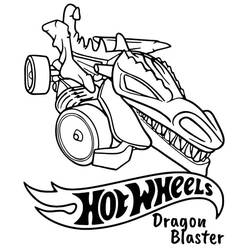 Dibujo para colorear: Hot Wheels (Transporte) #218452 - Dibujos para Colorear e Imprimir Gratis