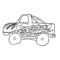 Dibujo para colorear: Hot Wheels (Transporte) #218453 - Dibujos para Colorear e Imprimir Gratis