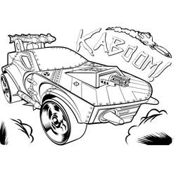 Dibujo para colorear: Hot Wheels (Transporte) #218460 - Dibujos para Colorear e Imprimir Gratis