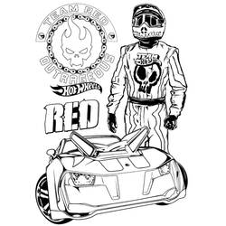 Dibujo para colorear: Hot Wheels (Transporte) #218461 - Dibujos para Colorear e Imprimir Gratis