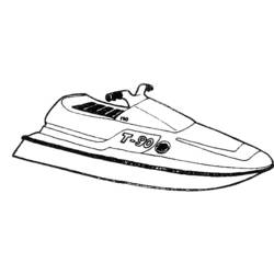 Dibujo para colorear: Jet ski / Seadoo (Transporte) #139938 - Dibujos para colorear