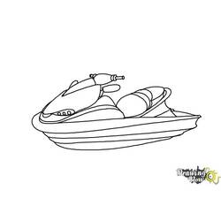 Dibujo para colorear: Jet ski / Seadoo (Transporte) #139941 - Dibujos para colorear