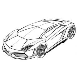 Dibujo Lamborghini (Transporte) #174229 para imprimir y colorear