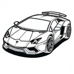 Dibujos para colorear: Lamborghini - Dibujos para Colorear e Imprimir Gratis