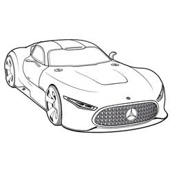 Dibujo para colorear: Mercedes (Transporte) #187449 - Dibujos para Colorear e Imprimir Gratis