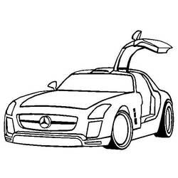 Dibujo para colorear: Mercedes (Transporte) #187452 - Dibujos para Colorear e Imprimir Gratis