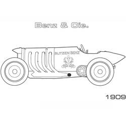Dibujo para colorear: Mercedes (Transporte) #187454 - Dibujos para Colorear e Imprimir Gratis
