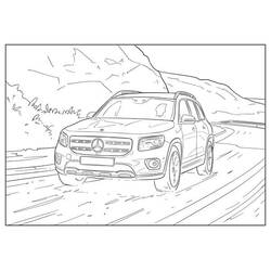Dibujo para colorear: Mercedes (Transporte) #187455 - Dibujos para Colorear e Imprimir Gratis