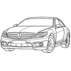 Dibujo para colorear: Mercedes (Transporte) #187460 - Dibujos para Colorear e Imprimir Gratis